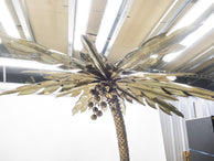 Rare large Palm tree floor lamp by Maison Jansen 1970’s
