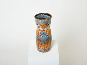 Rare vase céramique émaillée signé Accolay collection Maya vers 1950