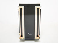 Alain Delon for Maison Jansen sideboard brass black lacquered 1972