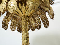 Lampadaire palmier laiton Christian Techoueyres pour Maison Jansen 1970s