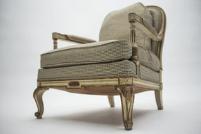 Rare set de 4 fauteuils néo-classiques signées Maurice Hirsch 1973