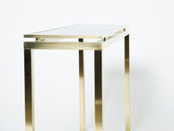 Guy Lefevre brass console table for Maison Jansen 1970s