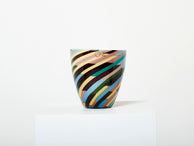 Laura de Santillana for Venini blown glass Klee vase 1984