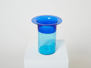 Luciano Gaspari large Incalmo Murano glass vase by Salviati 1970