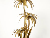 Lampadaire palmier laiton par Maison Jansen 1970s
