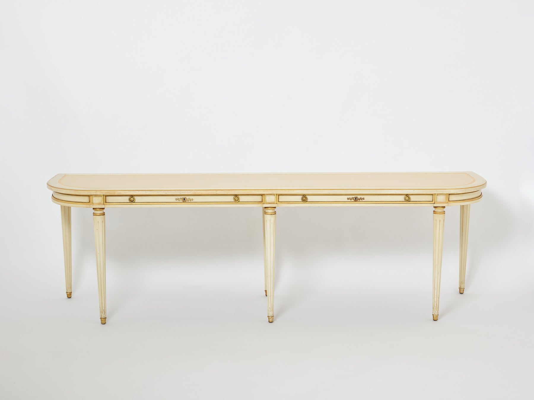 Maison Jansen neoclassical Louis XVI style console table 1950s