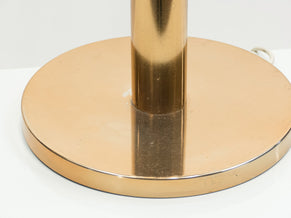 Rare large Danish Jo Hammerborg copper table or floor lamp 1960s