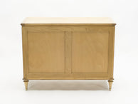 French Mid-century birch cherry wood and brass commode 1960s