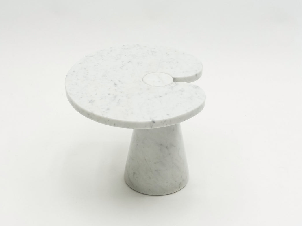 Rare table d’appoint en marbre Angelo Mangiarotti pour Skipper 1970