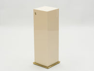 French J.C. Mahey lacquer and brass pedestal 1970s