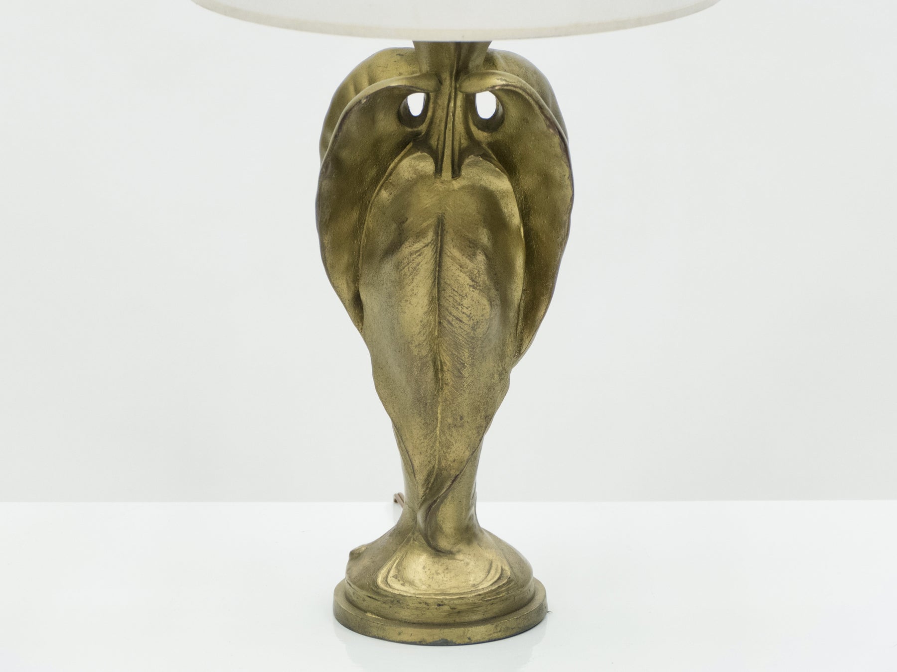 French bronze Art deco brass lamp 1920s