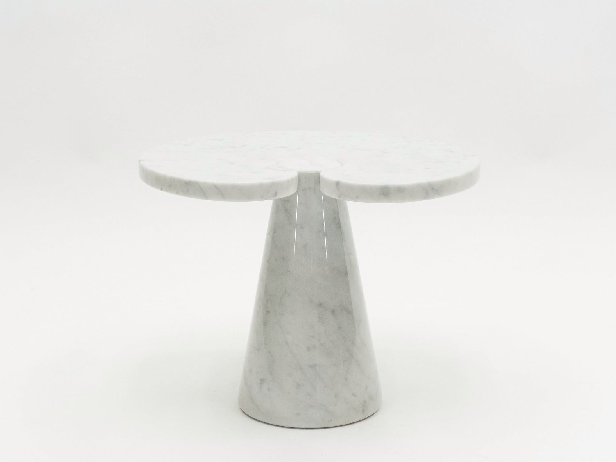 Original Angelo Magiarotti marble side table Eros Series Italy 1970s