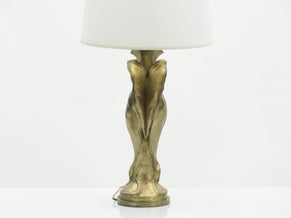 Lampe art deco en Bronze années 1920