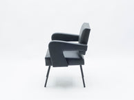 Rare fauteuil Président par Jacques Adnet 1959