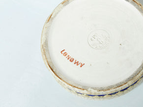 Rare petite boite ronde Art déco Emaux de Longwy 1920