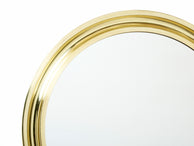 Italian brass mirror by Sergio Mazza for Artemide 1960s