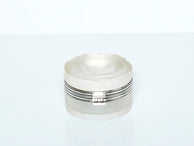 Small René Lalique Daphné Art Deco crystal powder box 1940